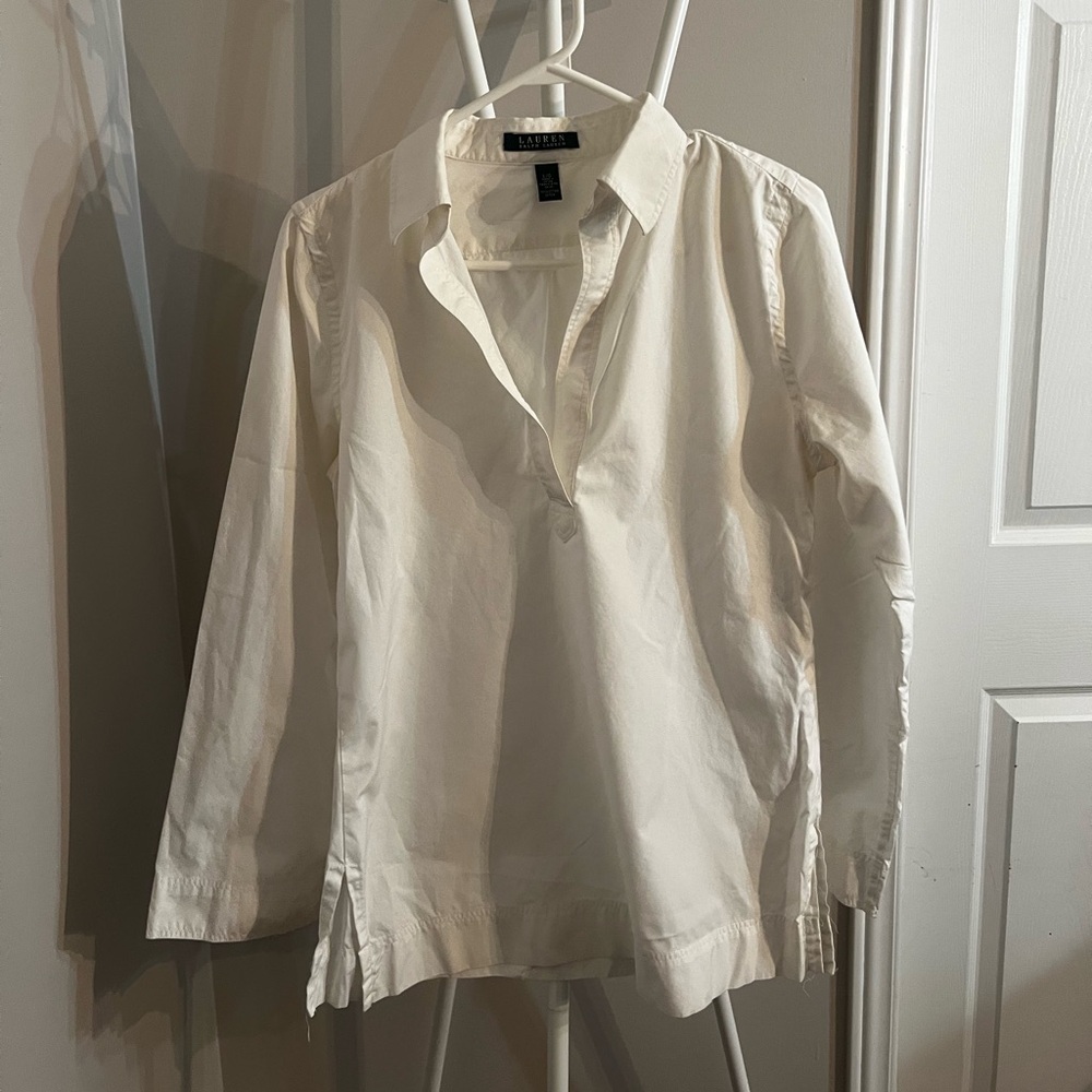 Lauren Ralph Lauren White women’s Shirt